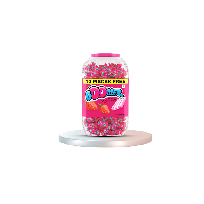Wrigley’s Boomer Strawberry Bubble Gum Jar (250 pcs)