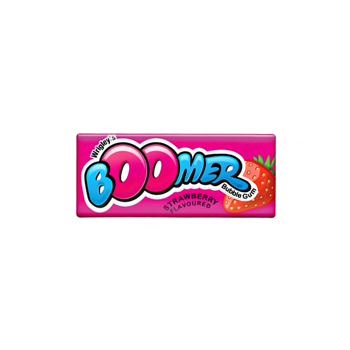 Wrigley’s Boomber Strawberry Bubble Gum 3.4gm