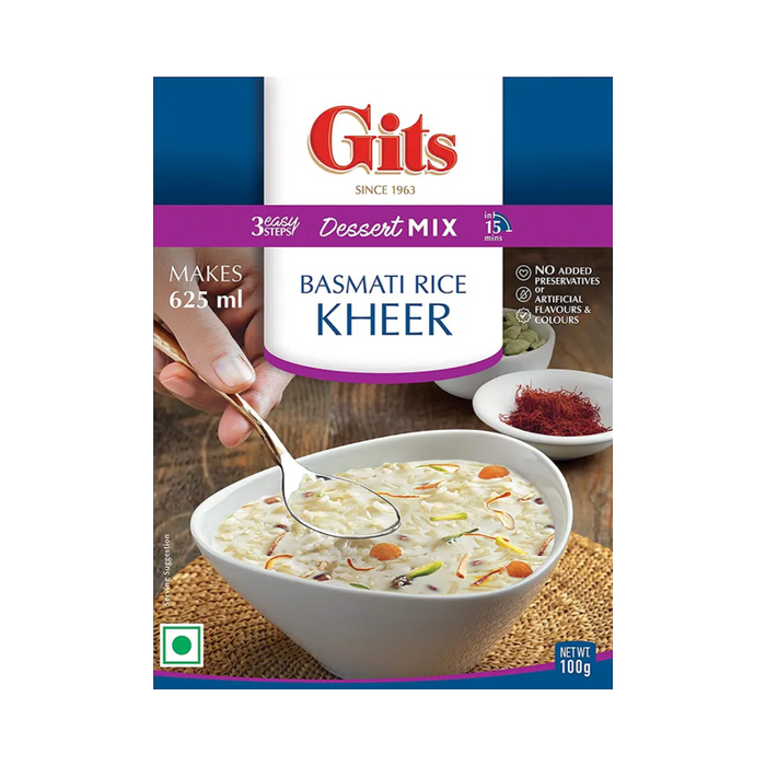 Gits Instant Mix Basmati Rice Kheer 100g - Instant Mixes - the indian supermarket