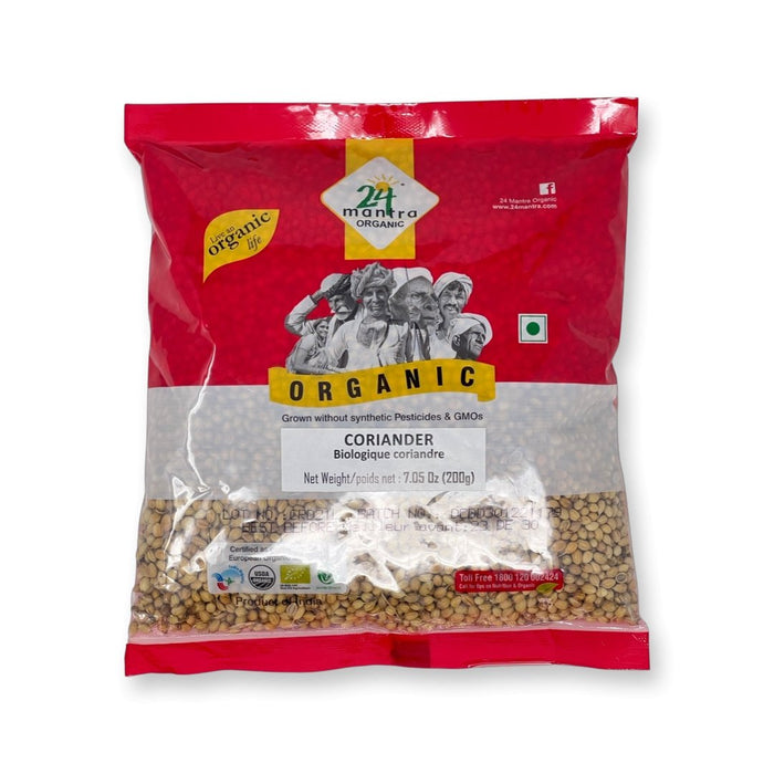 24 Mantra Organic Coriander 200g - Spices | indian grocery store in Sherbrooke