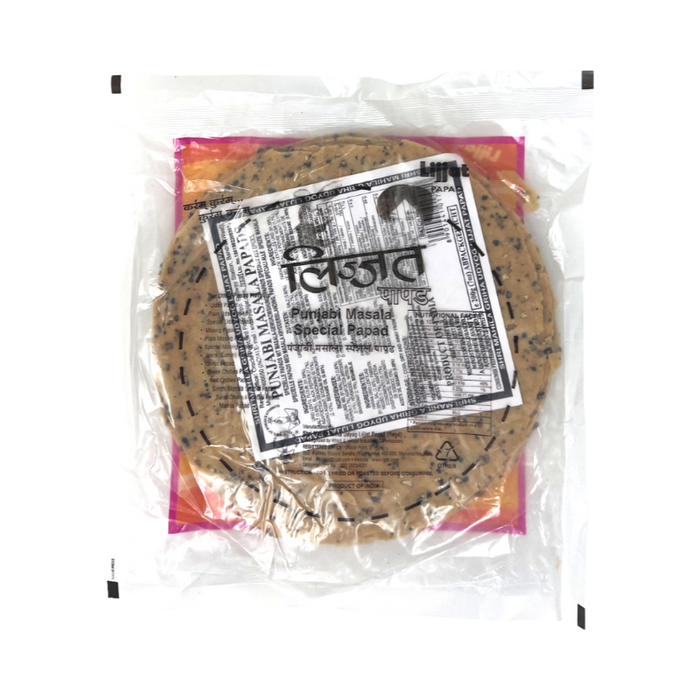 Lijjat Punjabi Masala Papad 200g - Papad - Indian Grocery Store