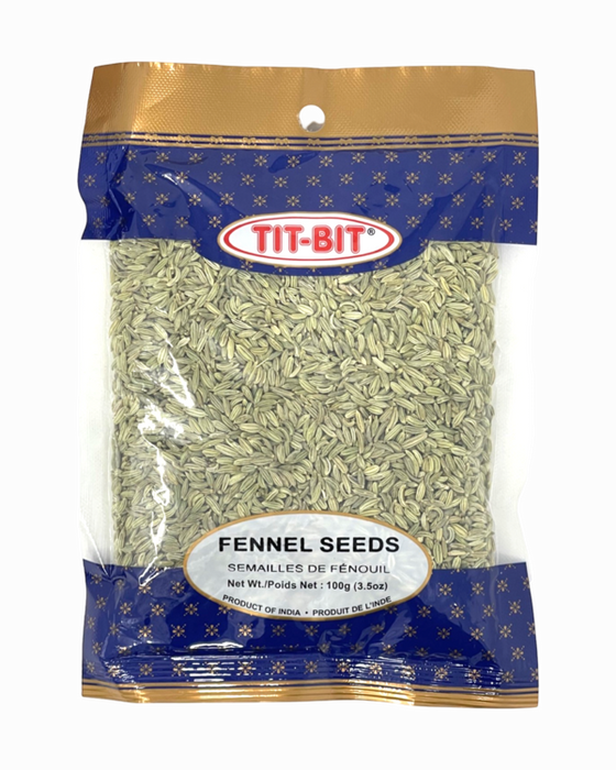 Tit bit fennel seeds 100g - Spices - pakistani grocery store in toronto