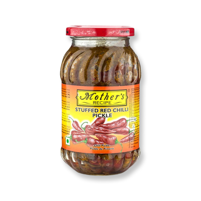 Mother’s stuffed red chilli pickle 500gm - Pickles | indian grocery store in Quebec City
