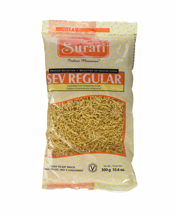 Surati Snacks Sev Regular 300gm - Snacks | indian grocery store in belleville