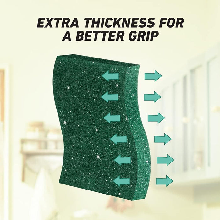 Éponges à récurer Scotch-Brite Silver Sparks (3 tampons)