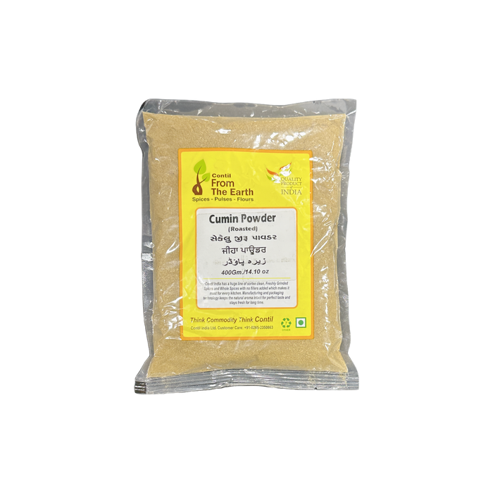 Poudre de cumin grillé de la terre