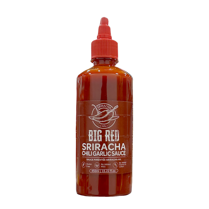 Sauce chili à l'ail et au sriracha Big Red 450 ml