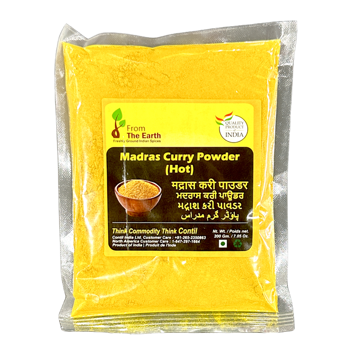 Poudre de curry Madras From The Earth (piquante) 200 g