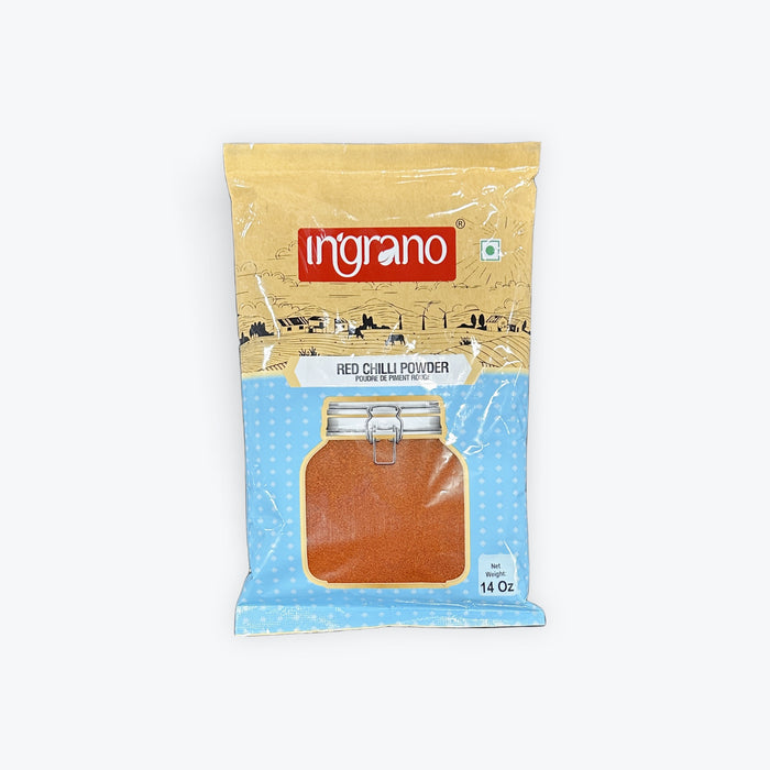 Ingrano Red Chilli Powder 400g — front view of spice pack with rich red color