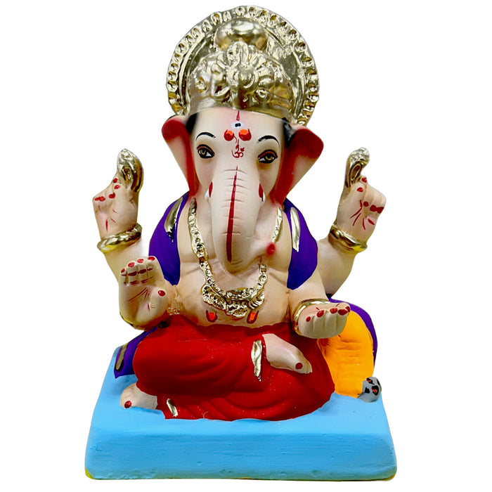 Idole de Ganesh écologique 10” (Couleur 2025)