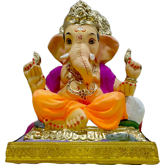 Idole de Ganesh écologique 12" (Couleur 2025)