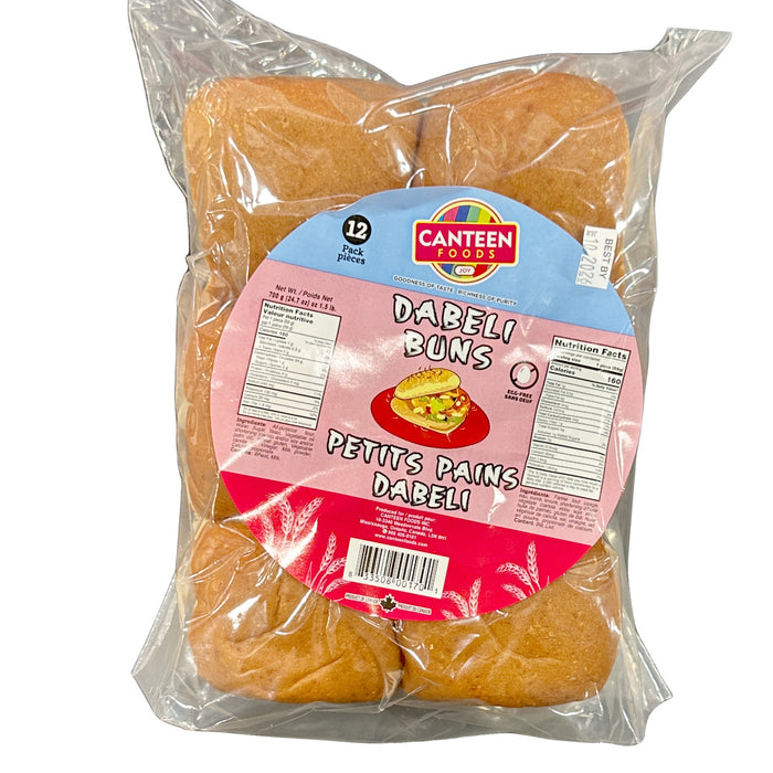 Petits pains Dabeli Canteen Foods 700 g, 12 pièces