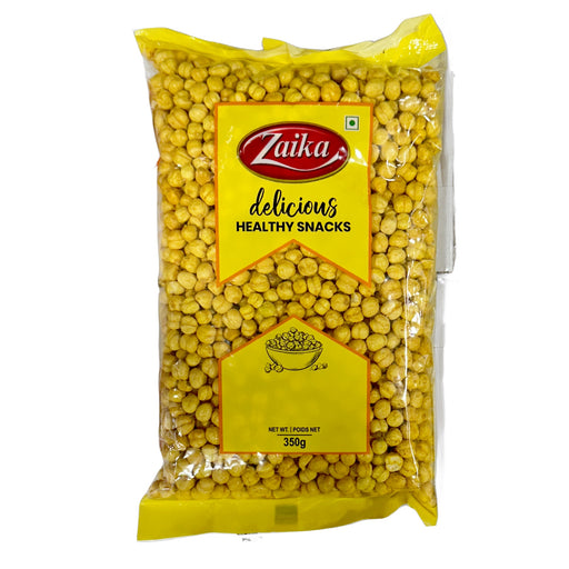 Zaika Roasted Chana Haldi Gota 350g — jar of turmeric-seasoned roasted chickpeas