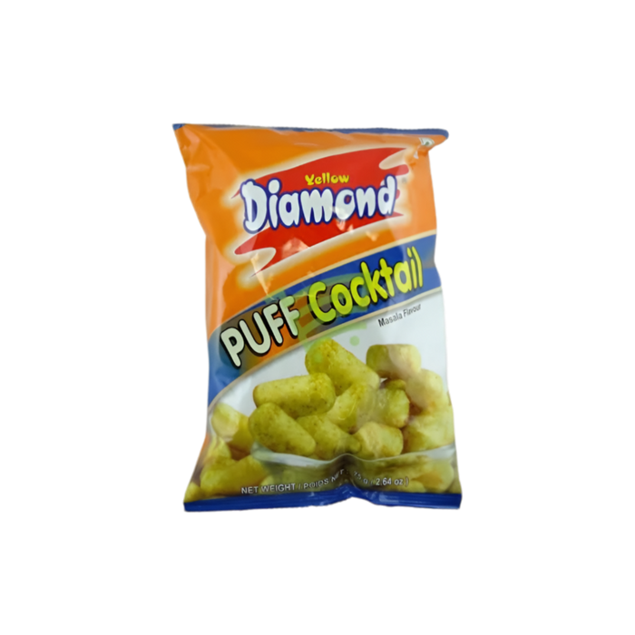 Cocktail Yellow Diamond Puff 75g