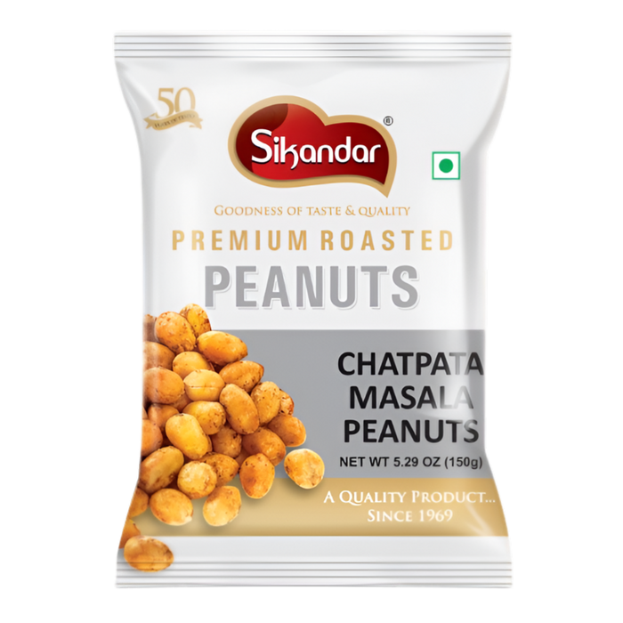 Cacahuètes rôties Sikandar Chatpata Masala 150g