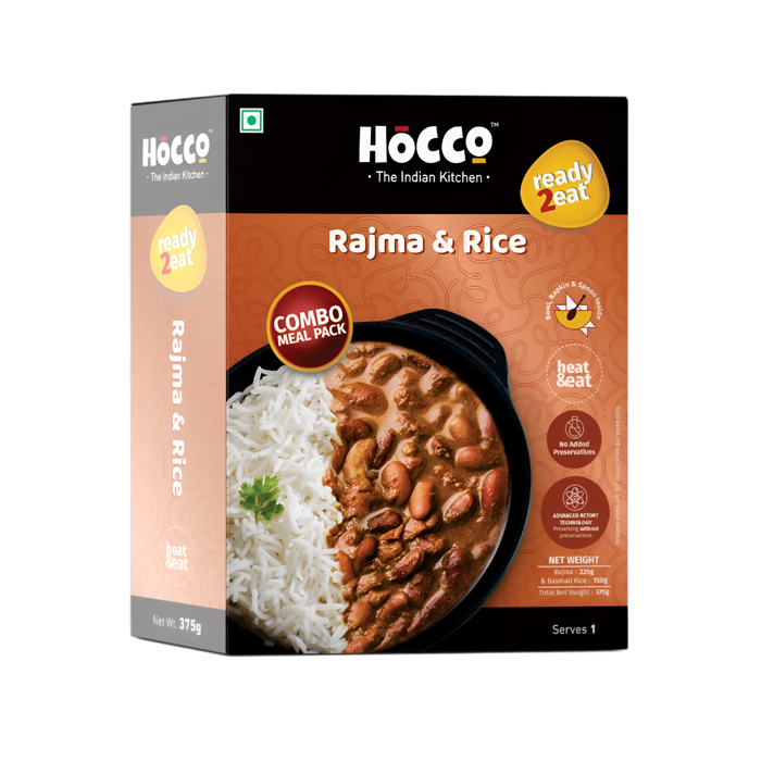 Hocco Combo Kadhi Pakoda et riz prêt à manger 375g