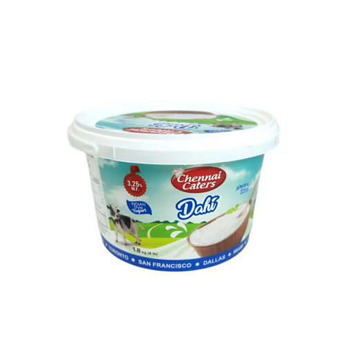 Chennai Caters Dahi (3.25%) 1.8Kg — creamy yogurt in jar
