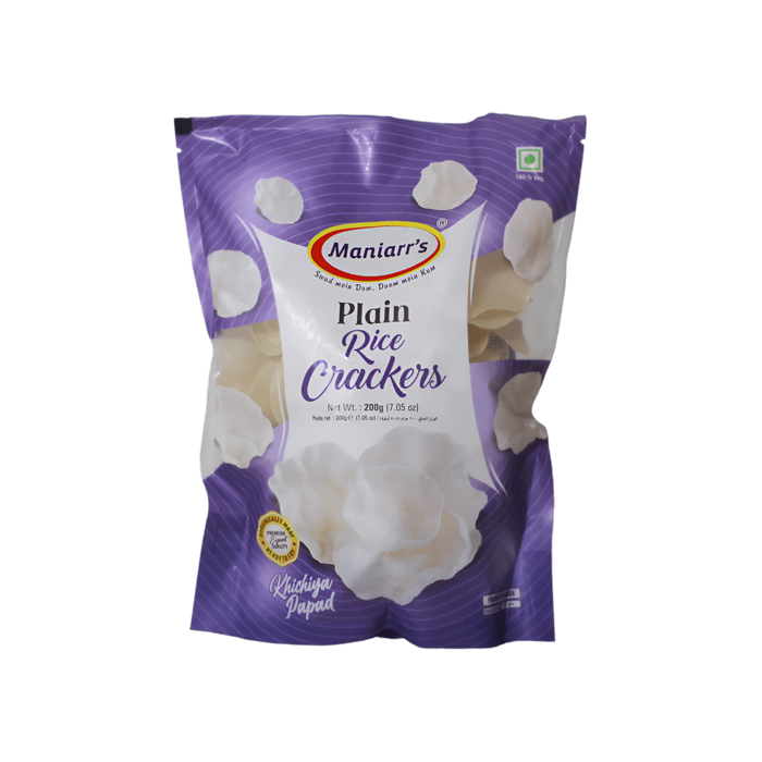 Maniarr's Plain Rice Crackers 200g