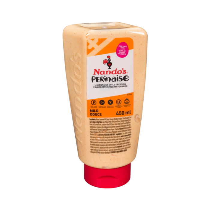 Sauce périnaise Nando's, style mayonnaise, 450 ml