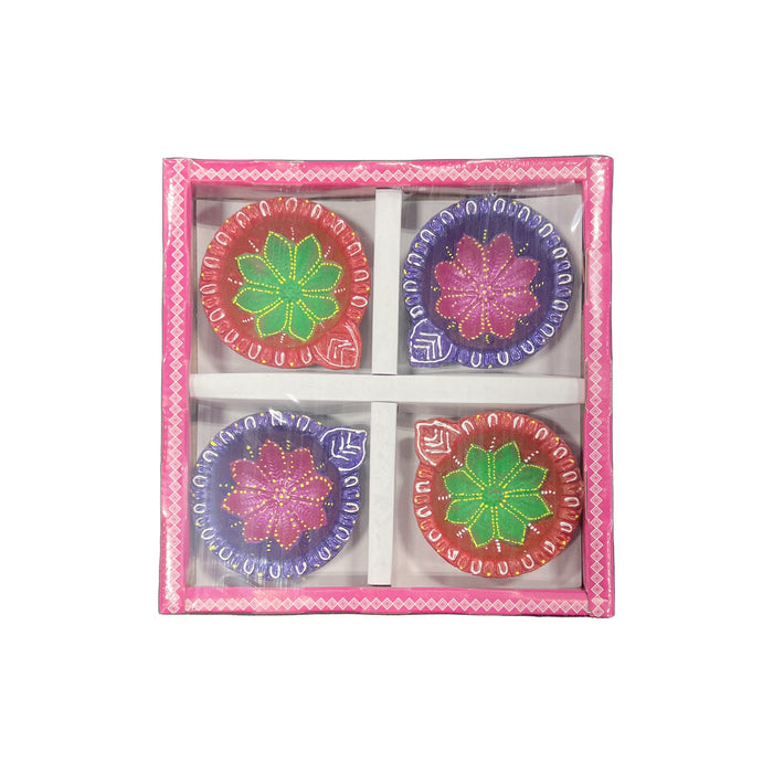 Diya divine sans cire (lot de 4)