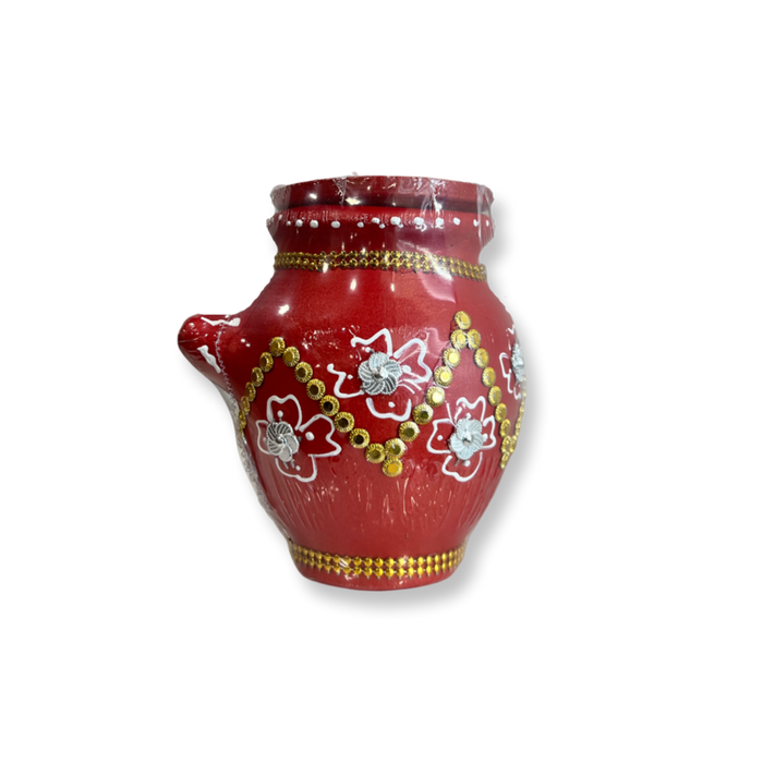 Clay Karva Red - Prayer (Pooja) - pakistani grocery store in canada
