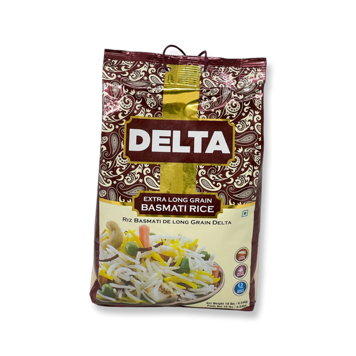 Delta Extra long grain Basmati rice 10Lb4 - Rice - east indian supermarket