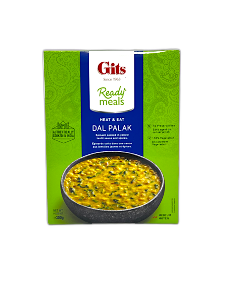 Gits Ready Meal Dal Palak 300gm - Ready To Eat - punjabi store near me