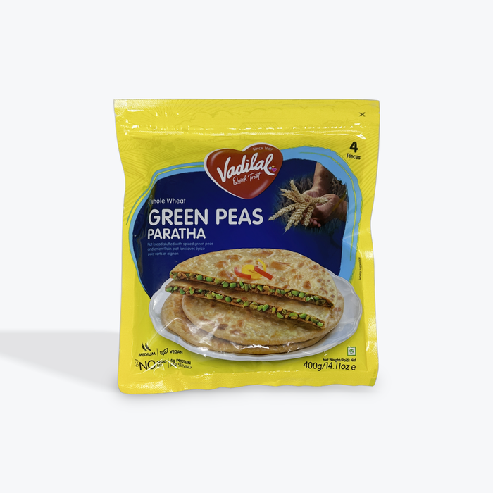 Paratha aux petits pois verts Vadilal 400g (4 pièces)