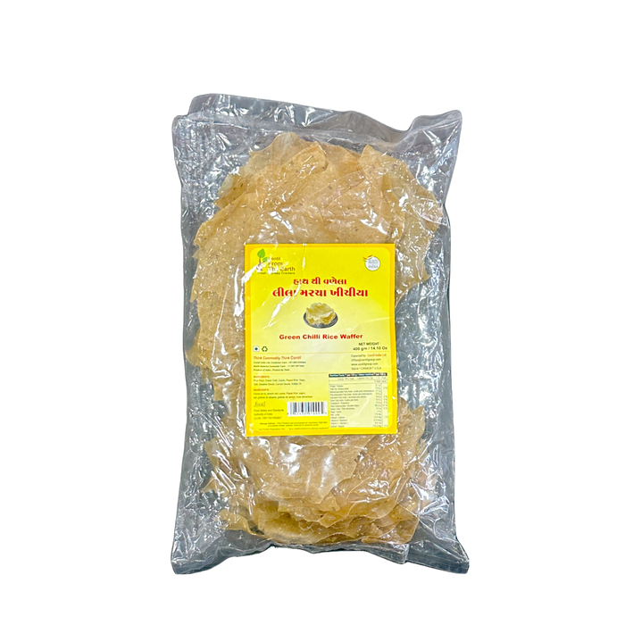 Gaufrettes de riz au piment vert From The Earth 400g