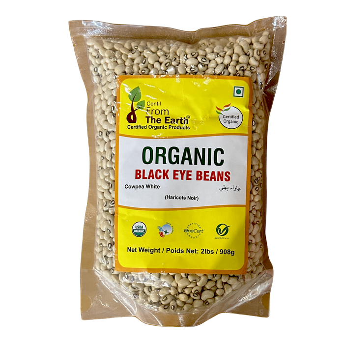 Haricots noirs biologiques From The Earth, 900 g
