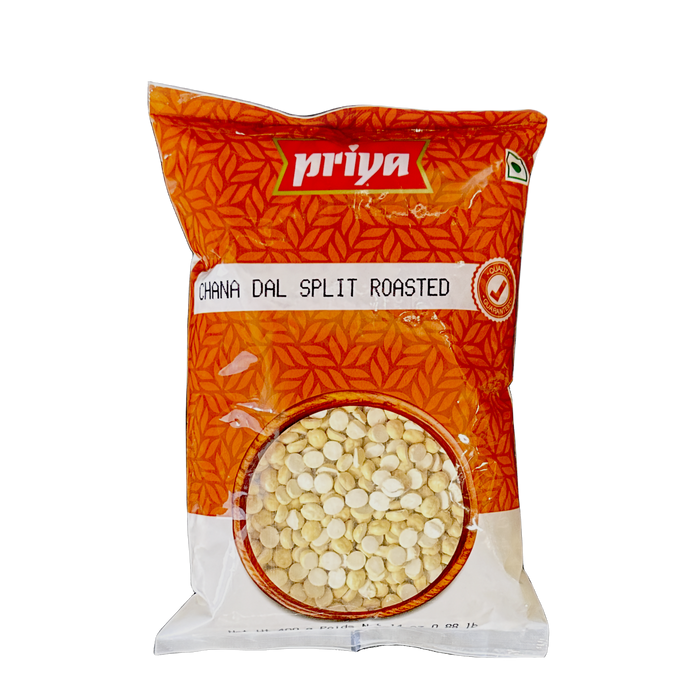 Priya Split Daliya rôtie (Chana Dal) 400g 