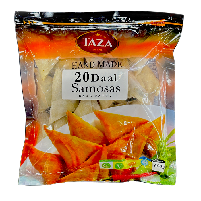 Taza Daal Samosa fait à la main (20 pièces) 600g