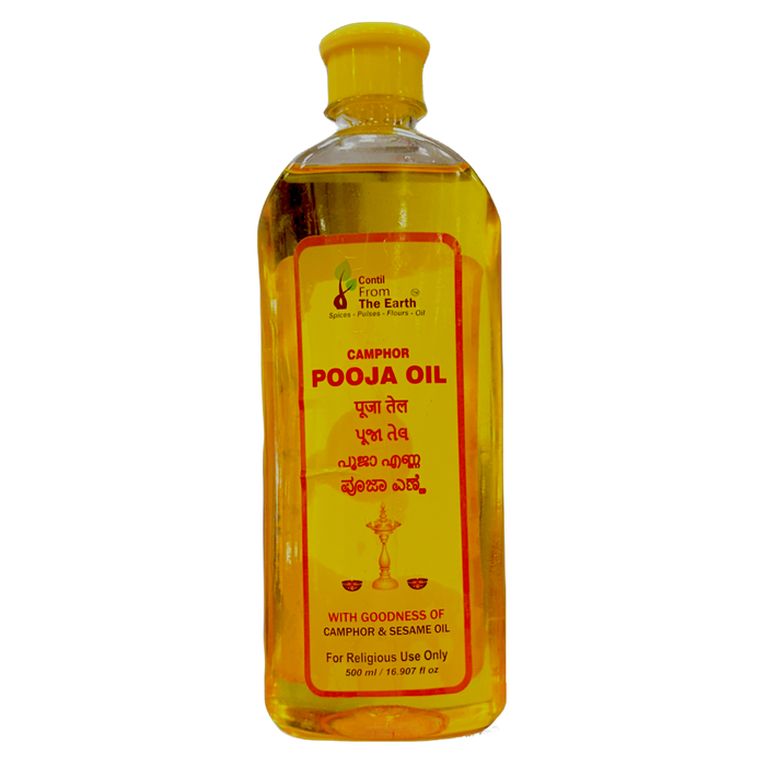 From The Earth Camphore Pooja Oil 500ml