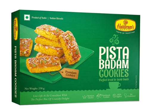 Haldirams Pista Badam Cookies - Biscuits | indian grocery store in Charlottetown
