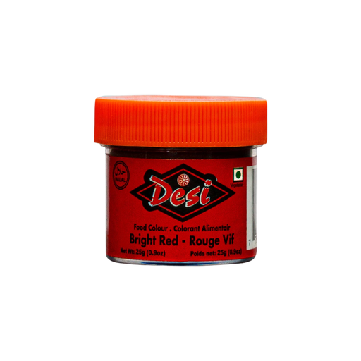 Desi Bright Red Food Color 25g - Food Colour - pakistani grocery store in toronto