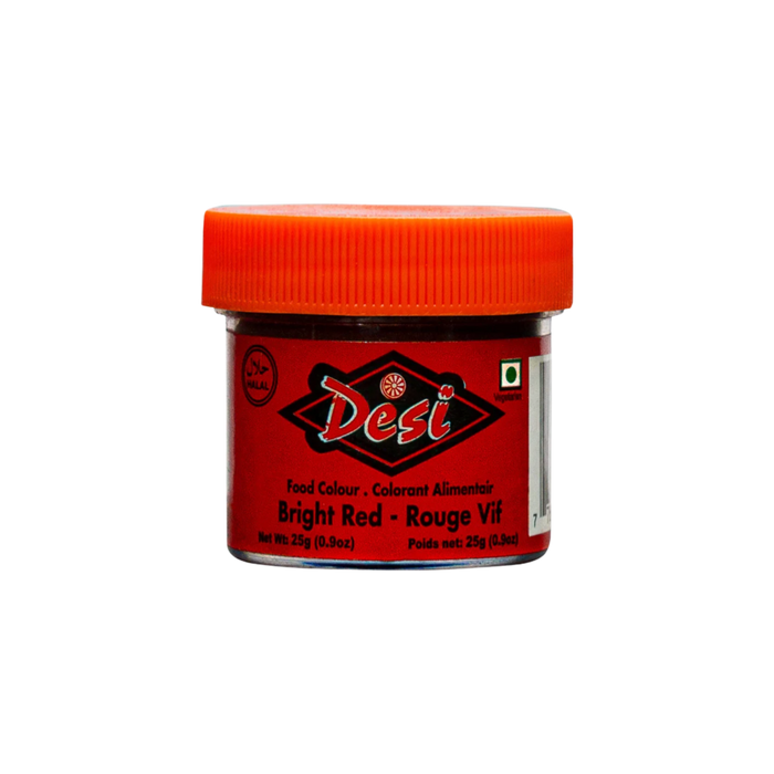 Desi Bright Red Food Color 25g - Food Colour - pakistani grocery store in toronto