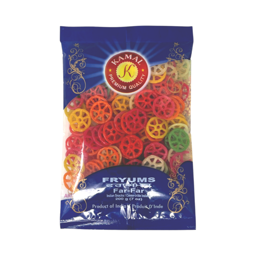 Kamal Wheels Fryums 200g - Fryums | indian grocery store in cornwall