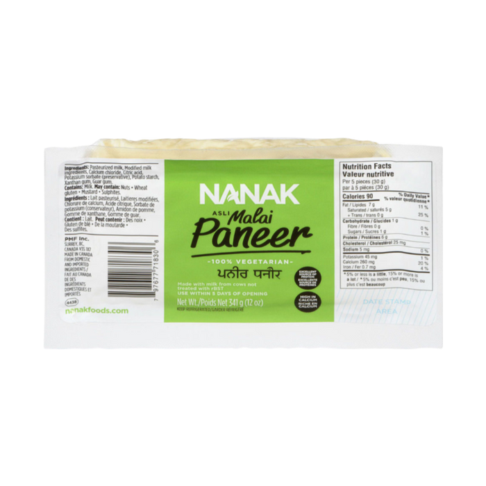 Nanak Malai Paneer - Dairy - indian grocery store kitchener