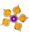 Circle Five Ace Rangoli Design (artificial Rangoli reusable) - Rangoli - pakistani grocery store near me