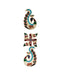 Shubh Labh Swastik Peacock Stickers - Rangoli | indian grocery store in markham