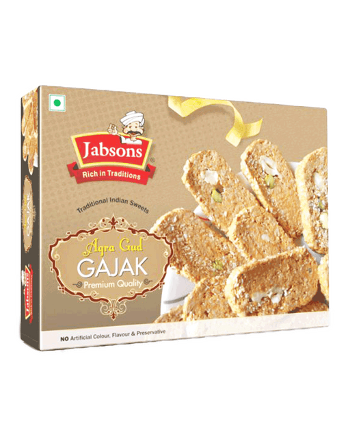 Jabsons Agra Gud Gajak 400gm - Candy - pooja store near me