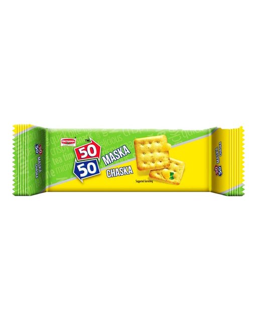 Britannia 50-50 Maska Chaska - Biscuits | indian grocery store in Fredericton