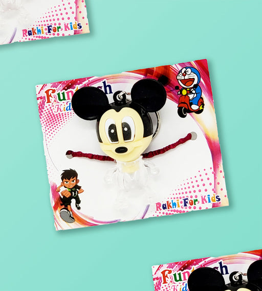 Funtoosh Mickey Mouse Black Children's Rakhi - Rakhis | indian grocery store in scarborough