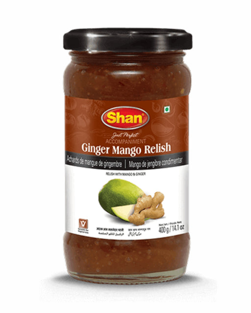 Shan Ginger Mango Relish Chutney 400gm - Chutney | indian grocery store in brantford
