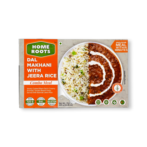 Home Roots Dal Makhani With Jeera Rice Combo 325g - Frozen | indian grocery store in belleville