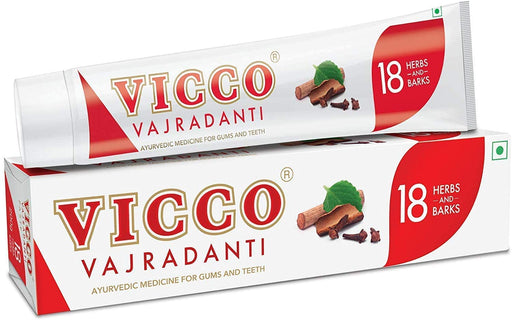 Vicco Vajradanti Herbal Tooth Paste - Tooth Paste - bangladeshi grocery store near me