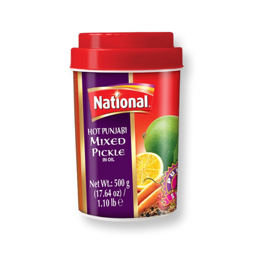 National Hot Punjabi Mixed Pickle 500g - Pickles - kerala grocery store near me
