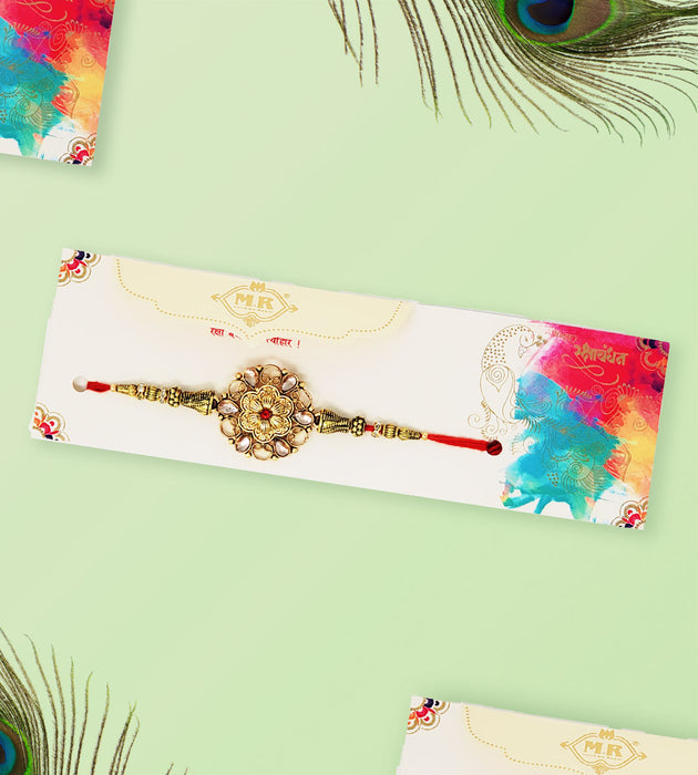 MR Stone Flower Rakhi - Rakhis | indian grocery store in kingston