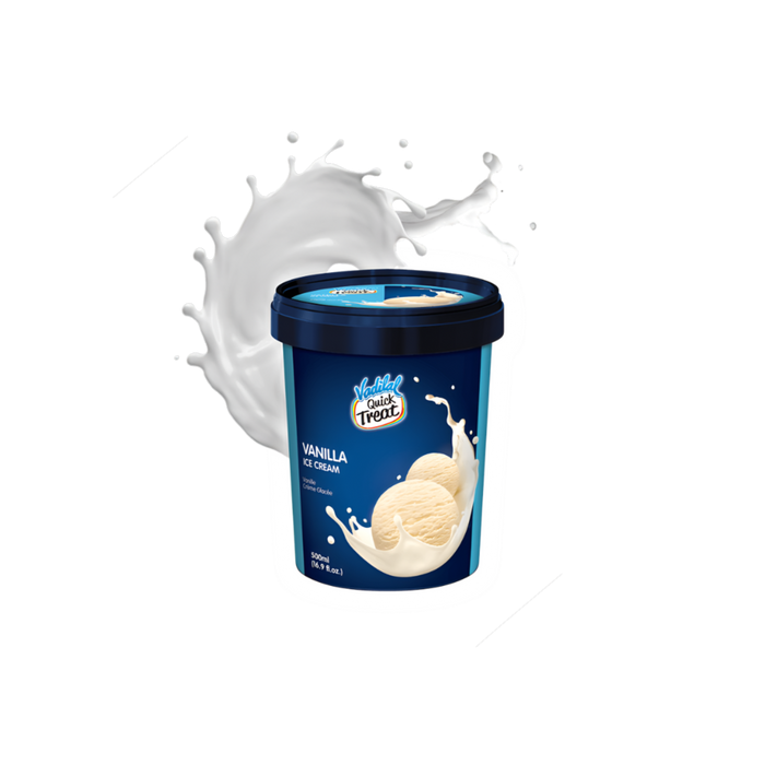 Crème glacée à la vanille Vadilal 1L