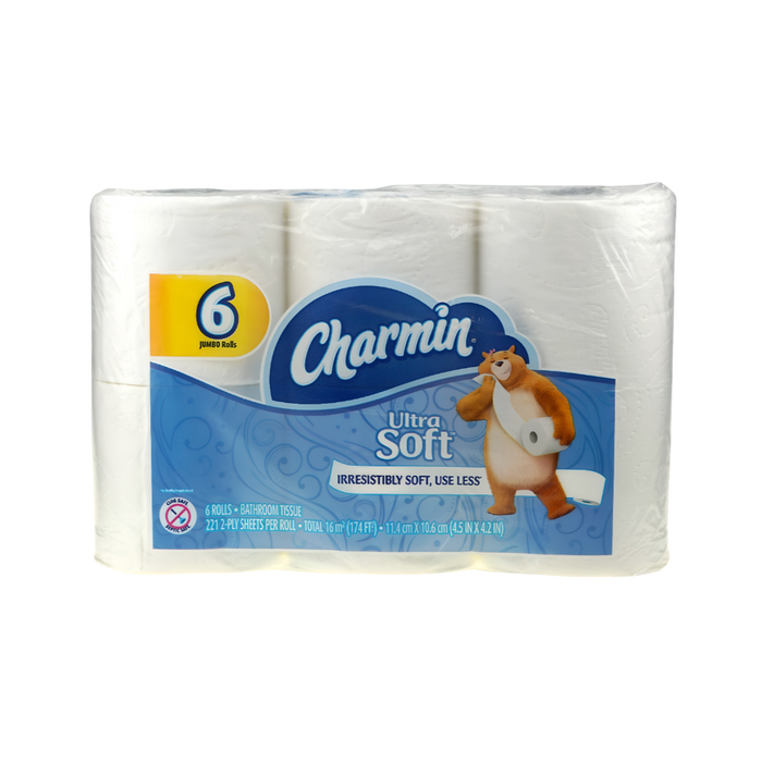 Papier toilette Charmin Ultra Doux, 6 rouleaux